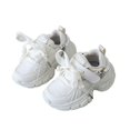 thumbnail image 3 of Povozer Girl Shoes Lightweight Breathable Comfortable Girl Sneakers(Beige,7.5 Toddler), 3 of 6