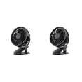 thumbnail image 4 of Advancent Ventilador de clip pequeño Carga USB 3 velocidades Ventiladores eléctricos de bolsillo de oficina ajustables Verano Deportes al aire libre Negro 2piezas Advancent CBP379744, 4 of 5