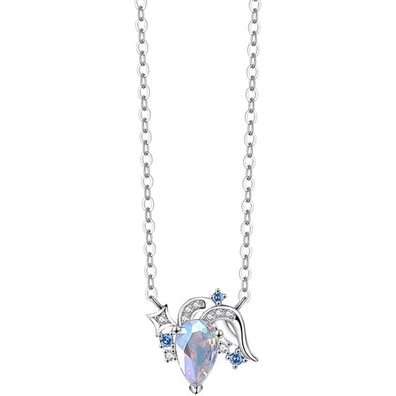 JL S925 Sterling Silver Zodiac Necklace for Women Constellation Necklace with Zodiac Pendant Brithday Day Gifts Unique Pendant Necklaces Zodiac Signs