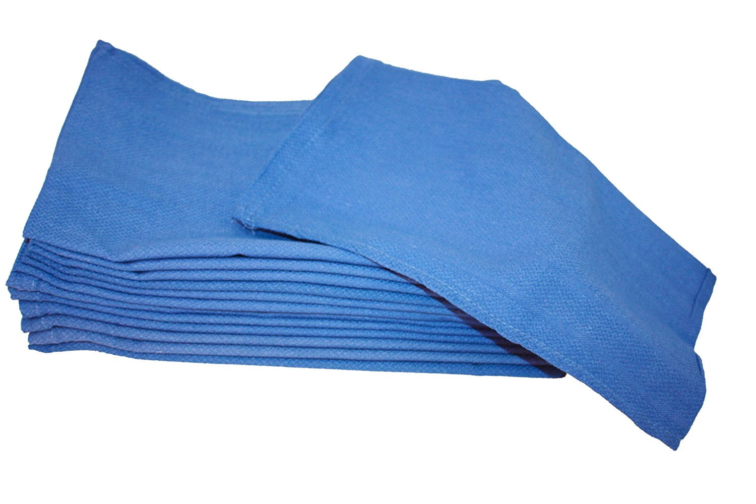 75 premium blue huck towels glass cleaning janitorial lintless surgical detail 