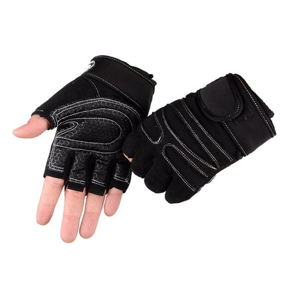 ZEAVAN 1 Pair Fitness Gloves Breathable Weight Lifting Sports Equipment Dumbbell Extended Wrist Gloves for Men Women