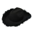 thumbnail image 3 of Chapeau Bob pour Tenue Décontractée avec Style à Grand Bord Occidental pour Fêtes et Concerts, 3 of 4