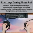 thumbnail image 4 of Big Mouse Pad Pink Desk Decor for Girls, Gaming Mouse Pads Desk Pad for Woman Keyboard Mousepad, Mouse Pad Big Non-Slip Rubber Base, 35.4" X 15.7" for Work/Game/Office Watercolor Pastel Sky, 4 of 6