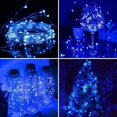 thumbnail image 3 of WWS-Plug in Fairy Lights with Adapter Remote Timer, 8 Modes 33ft 100 LED Dimmable String Lights, Waterproof Firefly Starry Lights Twinkle Lights for Indoor Outdoor Decoration, UL-Listed (Blue), 3 of 4