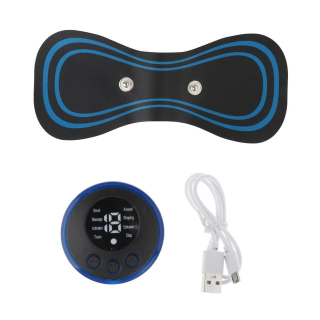 Parche de masaje eléctrico portátil para relajación corporal completa, inalámbrico, para espalda y piernas, con USB