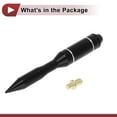 thumbnail image 6 of Unique Bargains 1 Set Car Bullet Antenna for Jeep Wrangler JK/JL 2007-2023 Decoration Only Black, 6 of 7