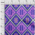 thumbnail image 2 of oneOone Polyester Spandex Violet Fabric Tribal Sewing Craft Projects Fabric Prints By Yard 56 Inch Wide, 2 of 4