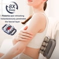 thumbnail image 3 of 8 Head Massage Gun Deep Tissue,Back Massager with 9 Levels & 6 Modes,Electric Massager Tool for Legs,Arms,Waist,Neck Muscle Relieve,Ideal Gifts for Women,Men, Mom,and Dad,Grey, 3 of 10