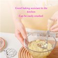 thumbnail image 6 of Stainless Steel Potato Masher Mini Mashing Machine with Small Bear Wood Handle Manual Tool for Effortless Mashed Potatoes, 6 of 6