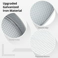 thumbnail image 3 of Soil Sifter Garden Compost Dirt Sifter Screen Stainless Steel Sieve Set Stackable Sifting Pan, 5 Sieve Mesh Filter Sizes & 1 Bonsai Gardening Shovels, 3 of 5
