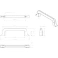 thumbnail image 3 of 96mm CTC Callie Cabinet Pull - Satin Nickel, 3 of 7