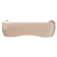 thumbnail image 4 of Baxton Studio Adanna Glam and Luxe Champagne Beige Velvet Fabric Sofa, 4 of 6