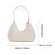 thumbnail image 2 of Bolso Hobo para mujer bolso informal con cremallera para axila bolso con asa superior bolso para citas para chica, 2 of 9