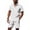 White, variant on WWV Men's Shirt and Short Sets Lapel Short Sleeve Pocket Button Shirt Mid Waist Shorts Outfits Solid Color Stylish Loose Fit Party Leisure Suit Army Green L