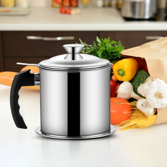 Byujiro 304 Stainless Steel Oil Filter for Home Kitchen Cooking & Fried Oil Storage