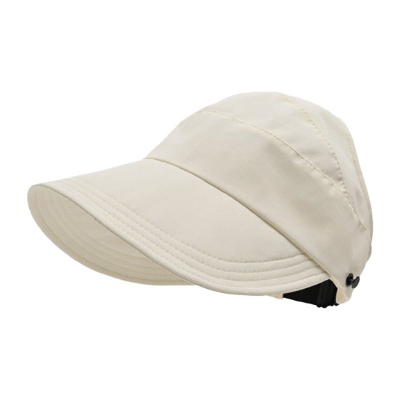 RUIG Outdoor Hollow Top Sun Hat Women's Outdoor Hollow Top Wide Brim Sun Hat up Top Hats