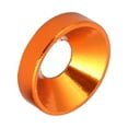 thumbnail image 4 of Unique Bargains M4 Aluminium Alloy Cup Head Engine Bay Bumper Washer Orange 15Pcs, 4 of 5