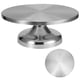 thumbnail image 1 of Decoración 304 Base Giratoria De Acero Inoxidable Para Pastel Soporte Giratorio Cocina Accesorio Para Hornear 30cm, 1 of 7