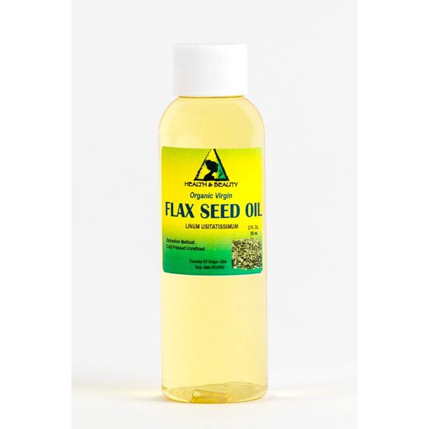 FLAX SEED OIL ORGANIC CARRIER VIRGIN COLD PRESSED PURE 2 OZ Walmart