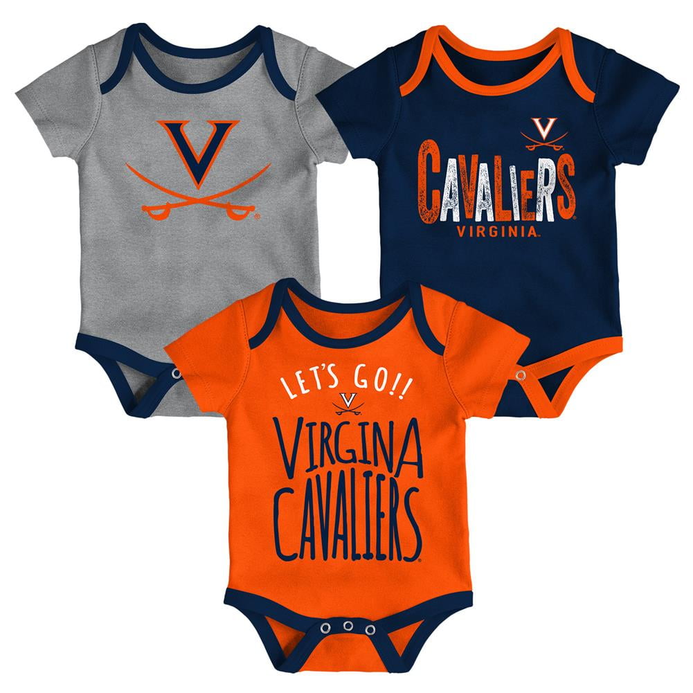 Outerstuff University of Virginia Cavaliers Infant Creeper Set Lil Tailgater 3 Pack