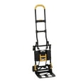 thumbnail image 5 of COSCO Shifter XL 2-in-1 Folding Hand Truck and Cart with Extendable Handle and Folding Toe Plate, Compact Steel Dolly with 300 lb Capacity, Ideal for Home, Office, or Travel Use, Black/Yellow, 5 of 13