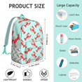 thumbnail image 4 of Crustacean Seafood Marine Ocean Travel Backpack – Lightweight Student Backpack with Nautical Beach Design, Comfortable Carrying, and Anti-theft Features for Daily Use and Short Trips, 4 of 4