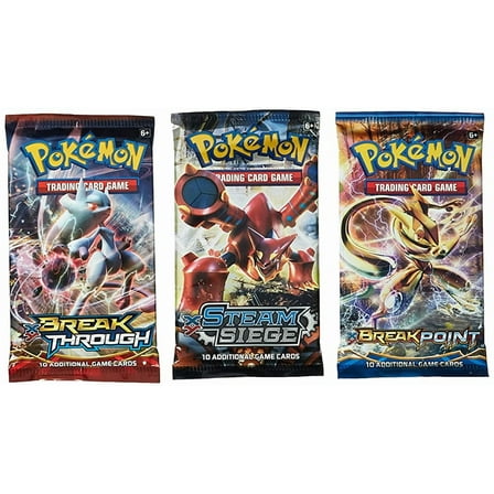 Pokemon Random Booster Cards, Pack of 3