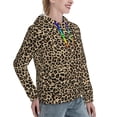 thumbnail image 6 of Sikiie Leopard Print-1 Women's Casual Hoodies Long Sleeve Lightweight Pullover Tops Loose Sweatshirt-Medium, 6 of 7