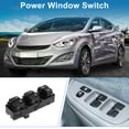thumbnail image 2 of Interruptor de ventana eléctrica Unique Bargains para el lado del conductor delantero izquierdo para Hyundai Elantra 2008-2013 Negro, 2 of 7