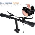 thumbnail image 2 of Economy Knee Scooter, Steerable Knee Walker, Foldable Knee Scooters Adult Best Crutches Alternative(Black), 2 of 7