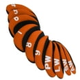 thumbnail image 3 of LAFGUR Club Headcove Set, Club Head Covers,10Pcs/set Leather Club Iron Head Covers Putter Club Head Protect Case Set, 3 of 8