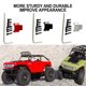 thumbnail image 4 of Bewildely Asiento de varilla de tracción duradero de aleación de aluminio para 1/24 Axial SCX24 RC pieza de coche RC accesorios de coche piezas Kits de construcción modelo Rojo, 4 of 6