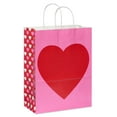 thumbnail image 3 of American Greetings 13" Large Valentines Day Gift Bags, Hearts and Solid Colors (12-Bags), 3 of 6