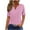 Pink, variant on Spring Break Clothes Summer Tops for Women, Tops for Women 2025 Polka Dot Short Sleeve V Neck Casual Shirts Trendy Vintage Comfy Outfits