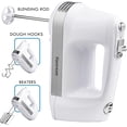 thumbnail image 3 of 89109 5-Speed Hand Mixer in White with Burst Control and Cord Retraction, 3 of 6
