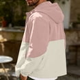 thumbnail image 5 of gbyLJF Mens Color Block Windbreaker Jacket Lightweight UPF 50+ Waterproof Rain Jackets, 5 of 9