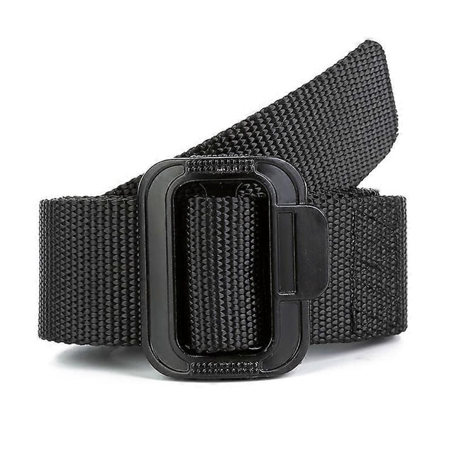 Belt Tactical Belt Work Belt Men's Military Webbing Made of Nylon Mesh, Fade and Tear Resistant 125cm