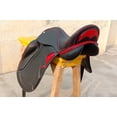 thumbnail image 2 of Leather Dressage Monoflap Changeable Gullets Saddle, Size 17", 2 of 4