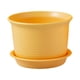 thumbnail image 5 of Monstrate Maceta para maceta, maceta para hierbas, contenedor suculento con platillo Amarillo M【diámetro 15cm】 2Conjunto, 5 of 6
