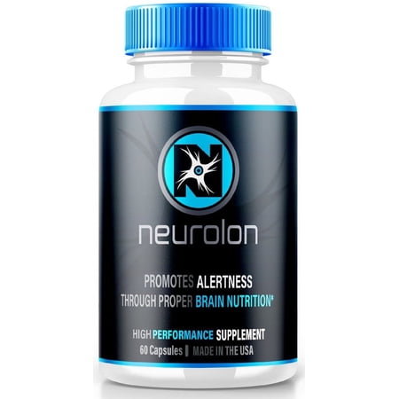 Neurolon Capsules, All Natural Cognitive Support Pills, Neurolon Maximum Strength Brainpower and Focus Enhancers Pills, Advanced Memory and Clarity Formula, Neurolon Reviews (60 Capsules)