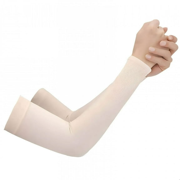 ACDANC Protective Sleeves for Arms, Arm Skin Protector Sleeves, Keep Arm Skin Safe from Abrasions, Bruising, Thin Skin Tears, and UV/Sun, Skin Color