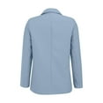 thumbnail image 4 of Women's Business Casual Blazer Solid Color Long Sleeve Lapel Pocket Open Front Office Jacket, 4 of 6