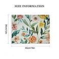 thumbnail image 2 of Chilfamy Art Modern Canvas Prints Flowers Leaves Watercolor Painting Wall Decor for Bedroom Ready To Hang Home Art Decor 16x12in, 2 of 6