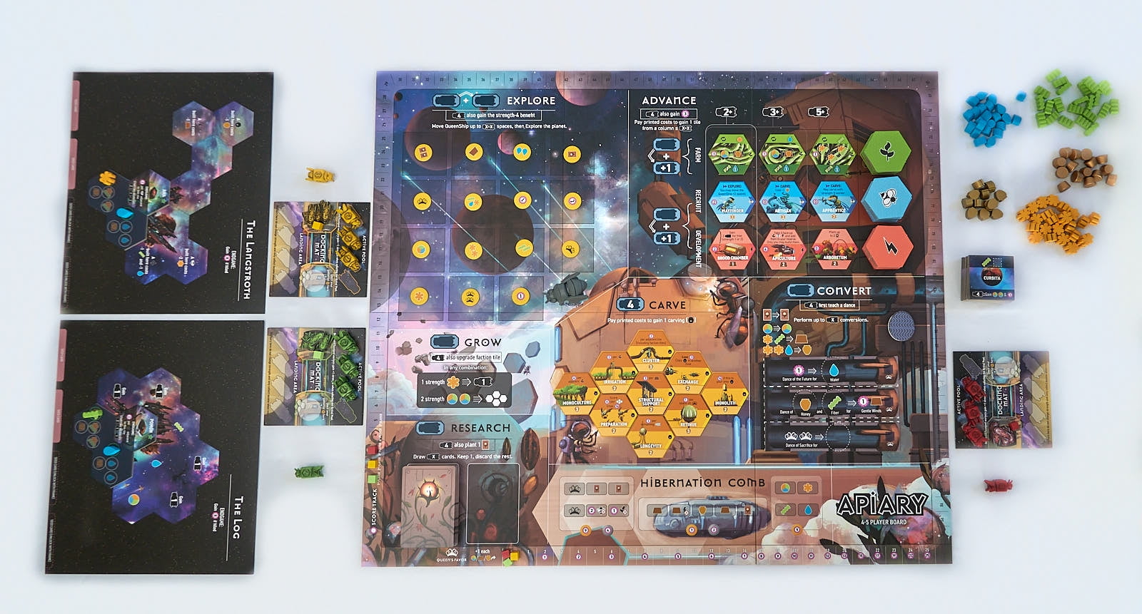 Apiary by Connie Vogelmann - A Strategy Board Game About Bees in Space from Stonemaier Games