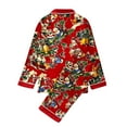 thumbnail image 5 of Zwiiyzr Family Christmas Pajamas Matching Sets for Kids Parent Child Christmas Set Printed Home Clothes Pajamas Set Kid'S Style Red-Kids, 5 of 5