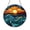 Acrylic 3.5 Inch, variant on Ocean Sea Wave Window Hanging Suncatcher, Flowing Coastal Light Decor, Relaxing Beach Home Accent
