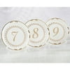 Tea Time Vintage Plate Table Numbers 7-12