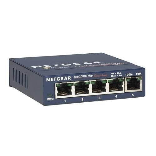 Port Switch, Netgear Prosafe Fs105 Unmanaged Home