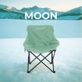 thumbnail image 4 of Silla Plegable para Camping Pesca Playa y Exteriores de Lona Impermebale Ligera Silla para Exterior Ergonomica con Estructura de Acero y Funda Transportadora Set de 2 Sillas (Verde), 4 of 5