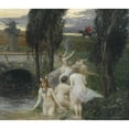 thumbnail image 2 of Eduard Veith 14x12 Black Ornate Wood Framed Double Matted Museum Art Print Titled: Nirt Fashion, 2 of 5